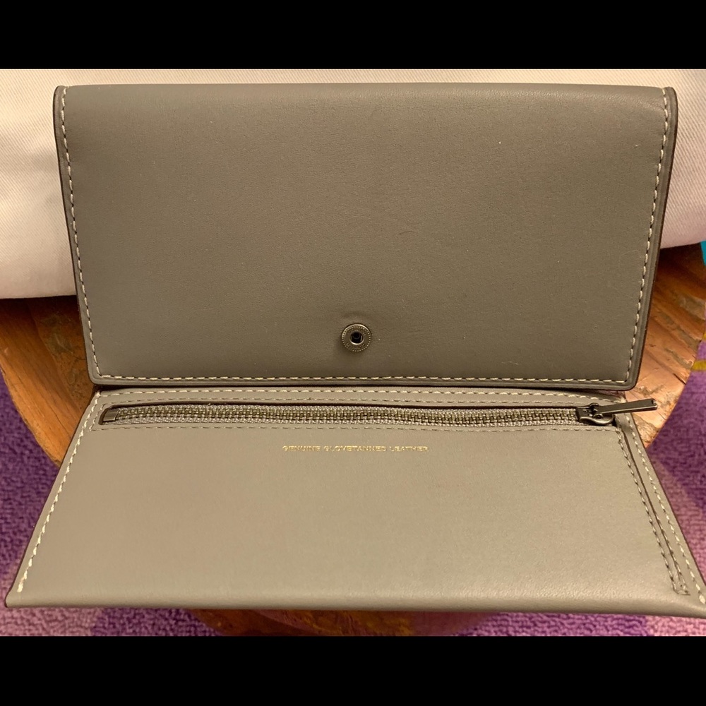 Coach 1941 Heather Gray Trifold Slim Wallet NWT - Picture 5 of 8